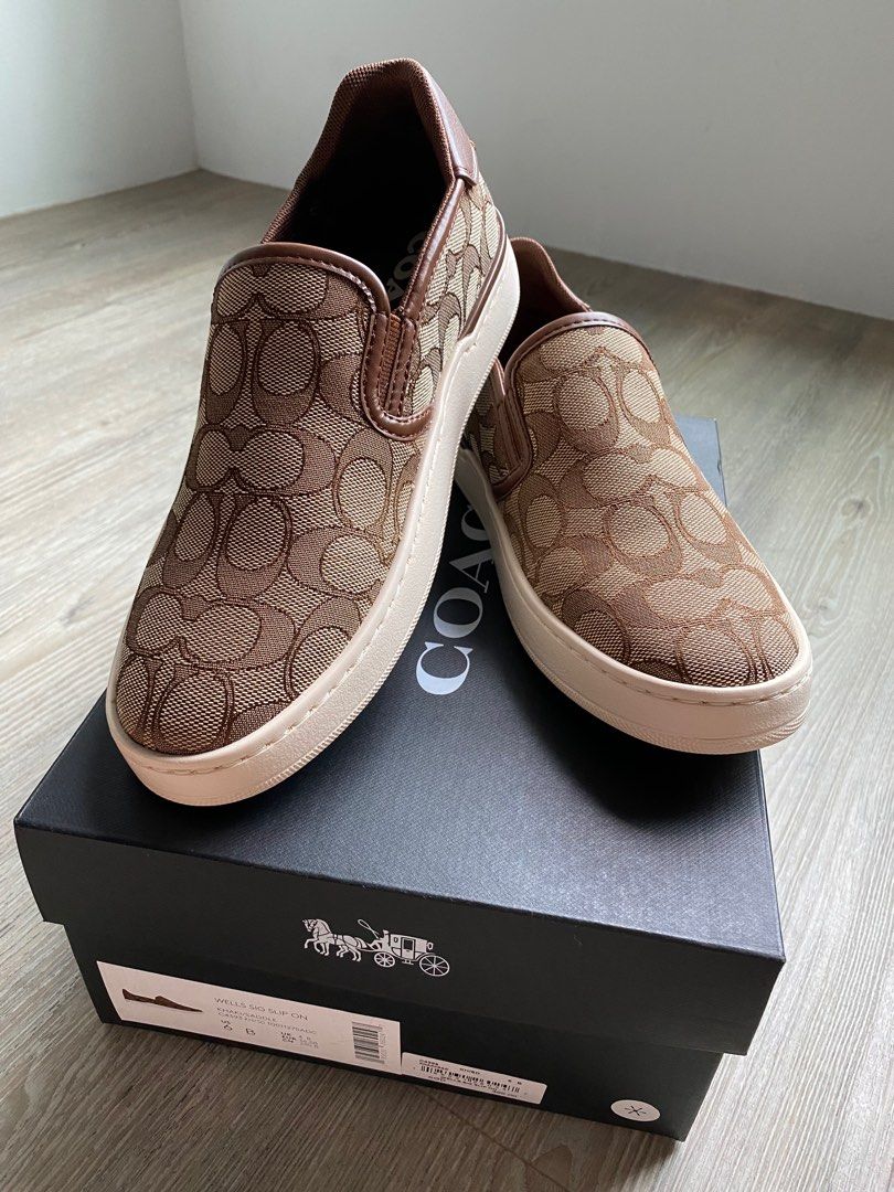 Coach women's slip on shoes clearance