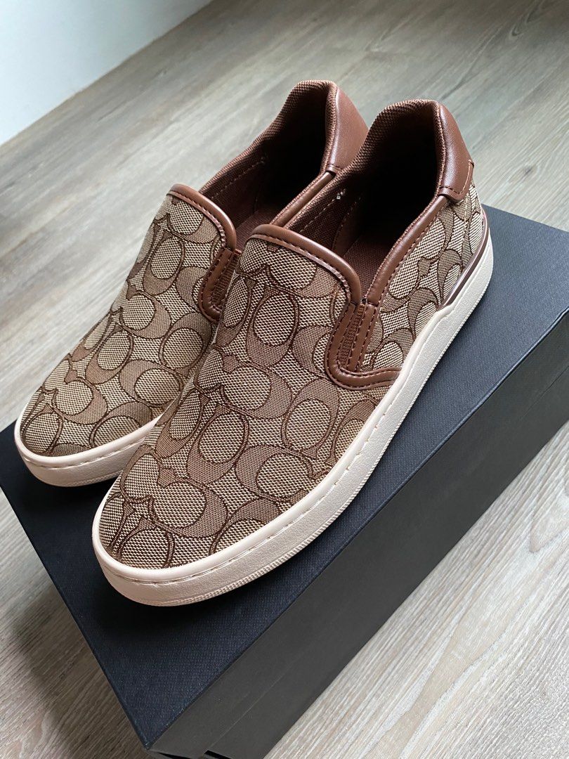 Coach slip on sneakers sale shop
