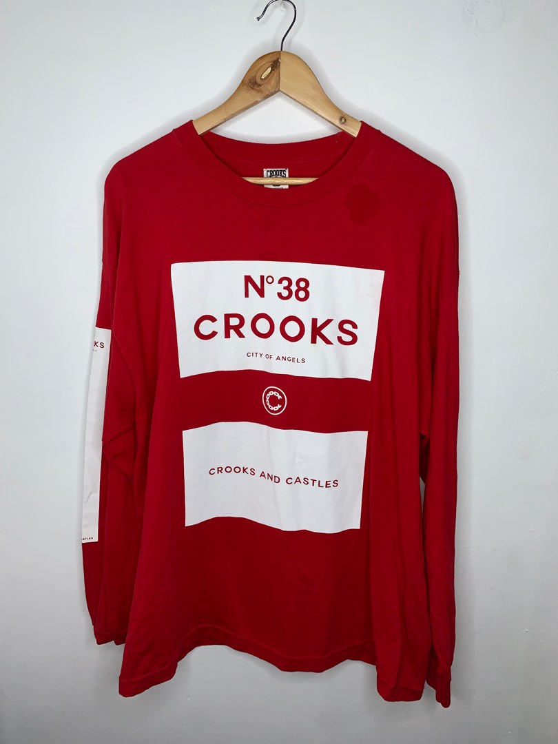 Crooks Castles Long Sleeves Men s Fashion Tops Sets Tshirts Polo Shirts on Carousell