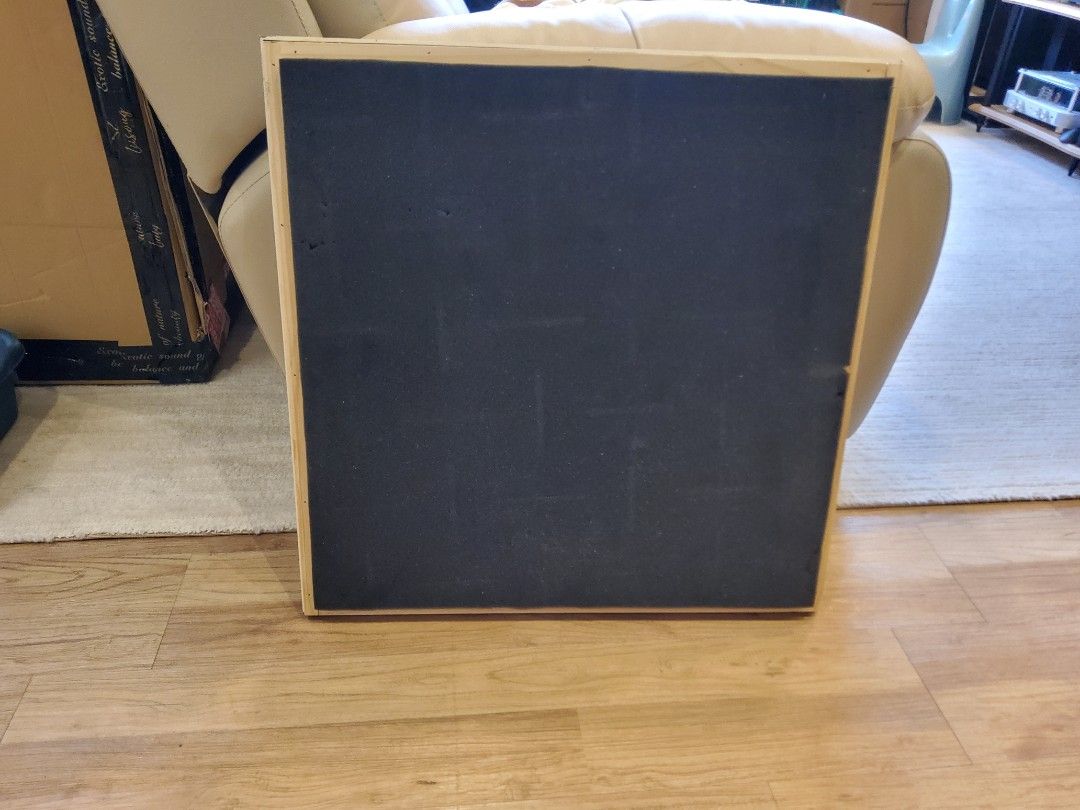 DEMO PC! 9/10 condition! DUAL SIDE FRONT WOOD, BACK FOAM! High end Sound Absorption-Diffuse Acoustic Panel.63051009738753111