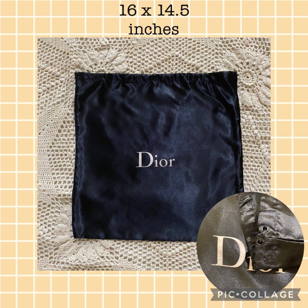 Dior Dust Bag 16x14.5 M Luxury Bags Wallets on Carousell