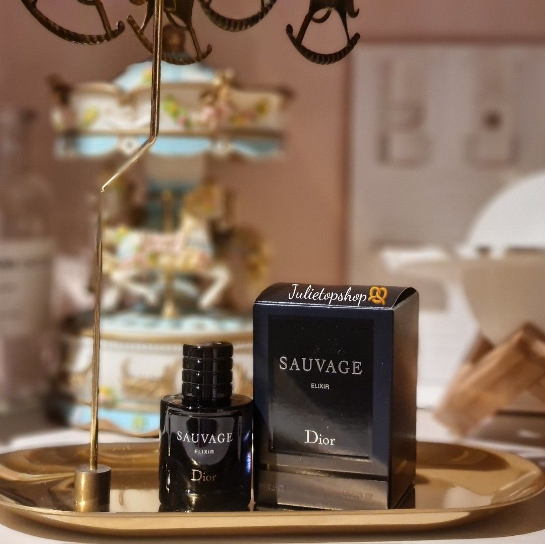 Dior Sauvage Elixir Parfums 7.5ml Miniature Beauty Personal Care Fragrance Deodorants on Carousell