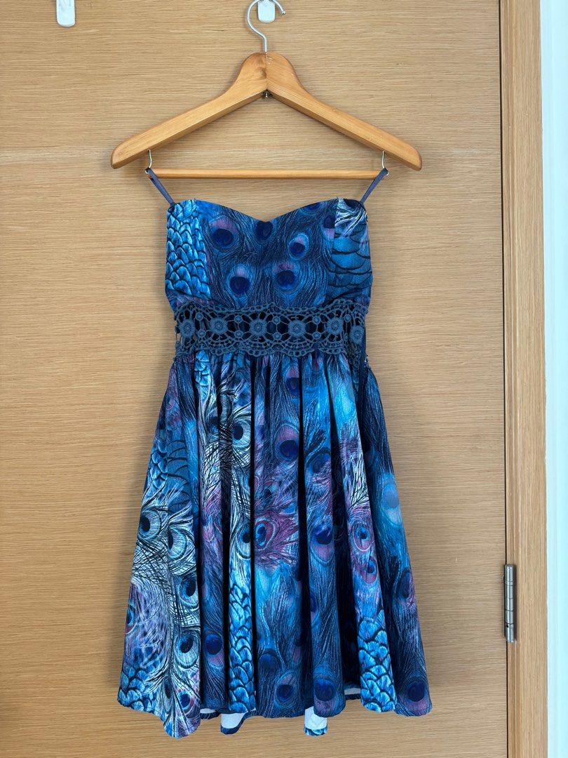 Dotti sweetheart deep cut A line summer mini dress XS Women s Fashion Dresses Sets Dresses on Carousell