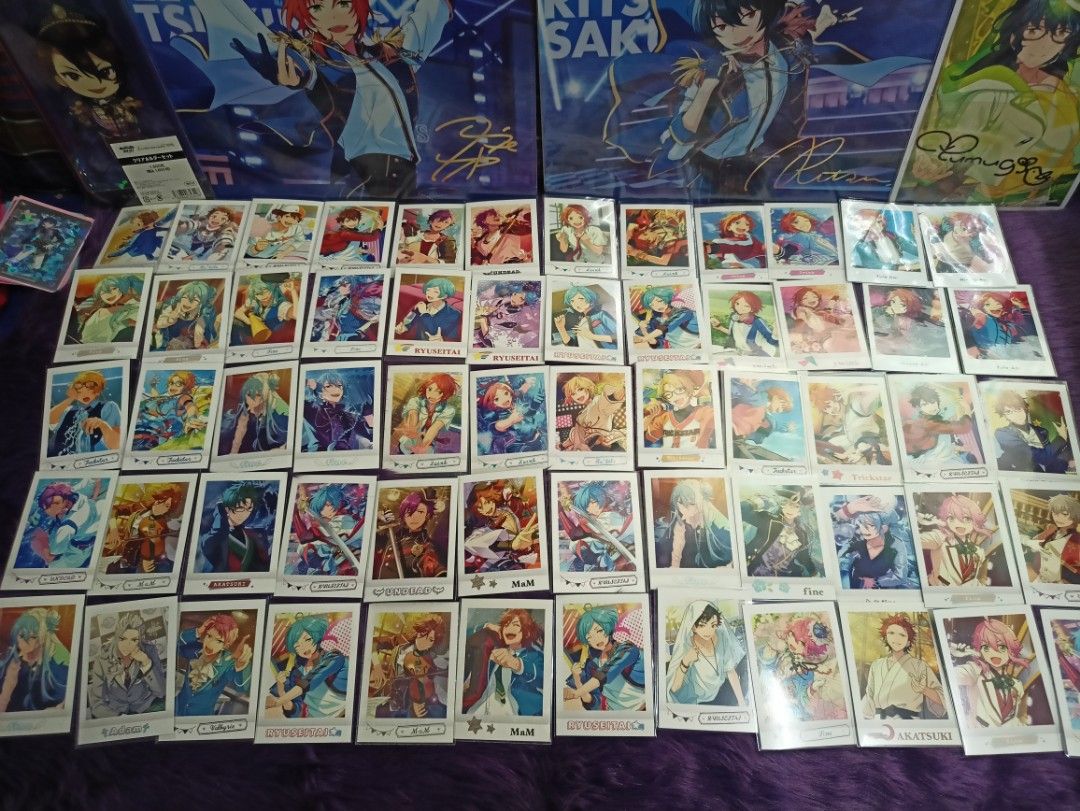 Ensemble Stars Random Merch Part II (Category: J-Wave Merchandise) located in Los Banos. Submitted by himechuuu_ (Listing ID 1315747145, Image 3). Description: Price range: P40 to P120 Pasha - P50 each P.A.shot - P55 each Off/Idol Set - P80 per set MOP: Gcash, payo MOD: J&T Express only (strictly no DP, no shipping).