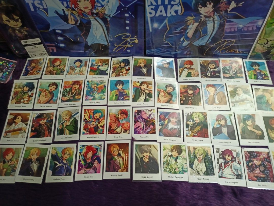Ensemble Stars Random Merch Part II (Category: J-Wave Merchandise) located in Los Banos. Submitted by himechuuu_ (Listing ID 1315747145, Image 2). Description: Price range: P40 to P120 Pasha - P50 each P.A.shot - P55 each Off/Idol Set - P80 per set MOP: Gcash, payo MOD: J&T Express only (strictly no DP, no shipping).