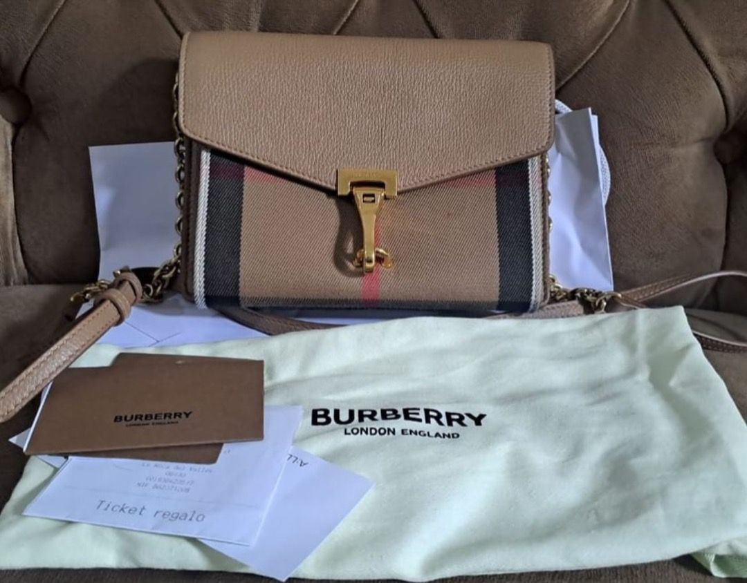 Excellent Burberry Baby Macken Crossbody Camel sz 19 cm incl tag db receipt 2024