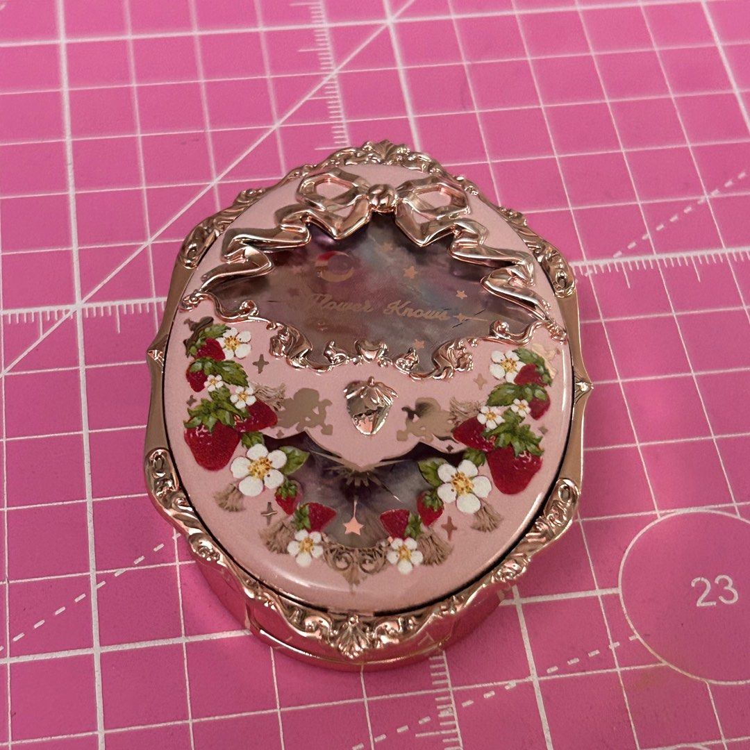 flower knows strawberry rococo series embossed blush (Category: Makeup) located in Makati City. Submitted by 097buys (Listing ID 1315728872, Image 2). Description: shade: 03 classic ballet used only a few times but still almost brand new with box.