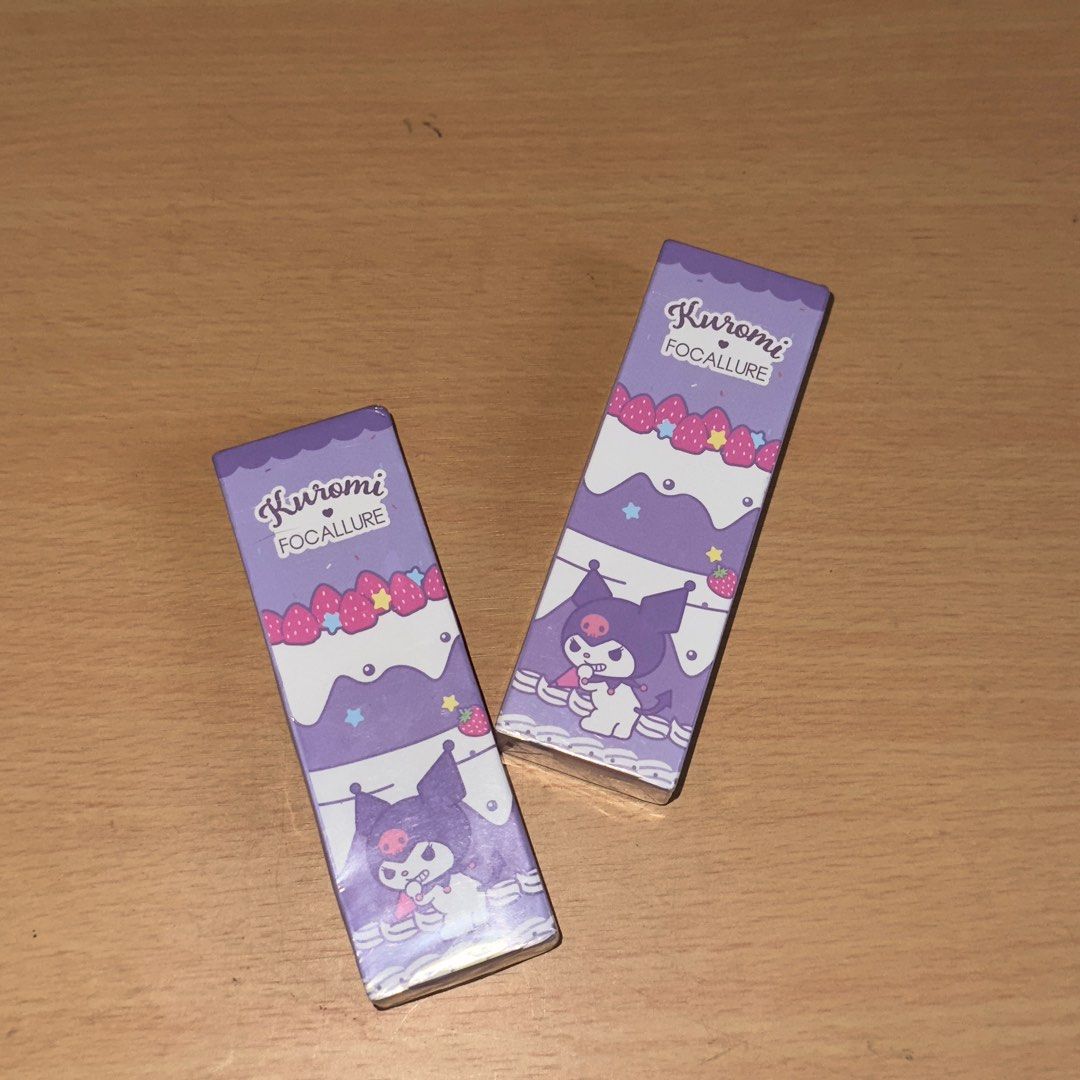Focallure x Sanrio Makeup (Category: Makeup) located in Manila. Submitted by r.o.n.a. (Listing ID 1315770160, Image 3). Description: Focallure x Sanrio Makeups , lower than market price. Price starts @100 Brand new and sealed COD within MM JNT nationwide DM for other makeups di mapost lahat.