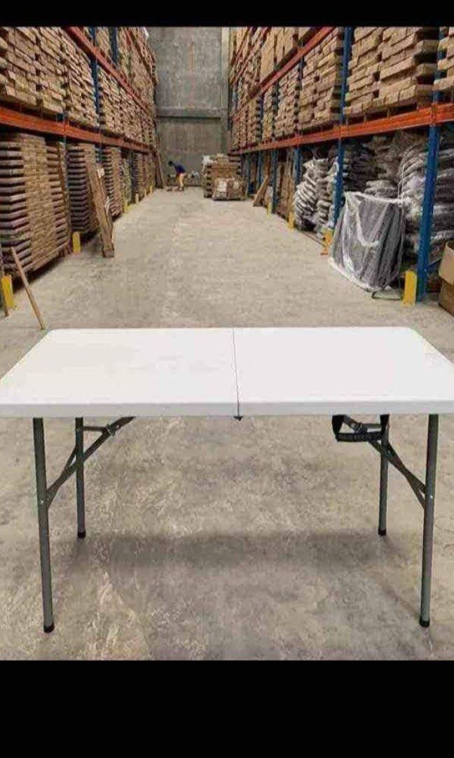 Folding table homestar 4ft/ 5ft / 6ft (Category: Table Linen & Textiles) located in Manila. Submitted by kellychz (Listing ID 1315749727, Image 2). Description: FOLDABLE TABLE (nafold sa gitna) BRAND NEW SALE SALE SALE SAME DAY DELIVERY COD OR GCASH.