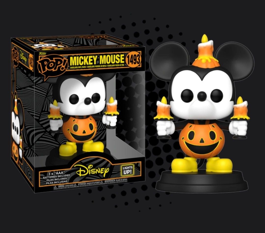 Funko Pop Disney Halloween Mickey Mouse Lights up, Hobbies