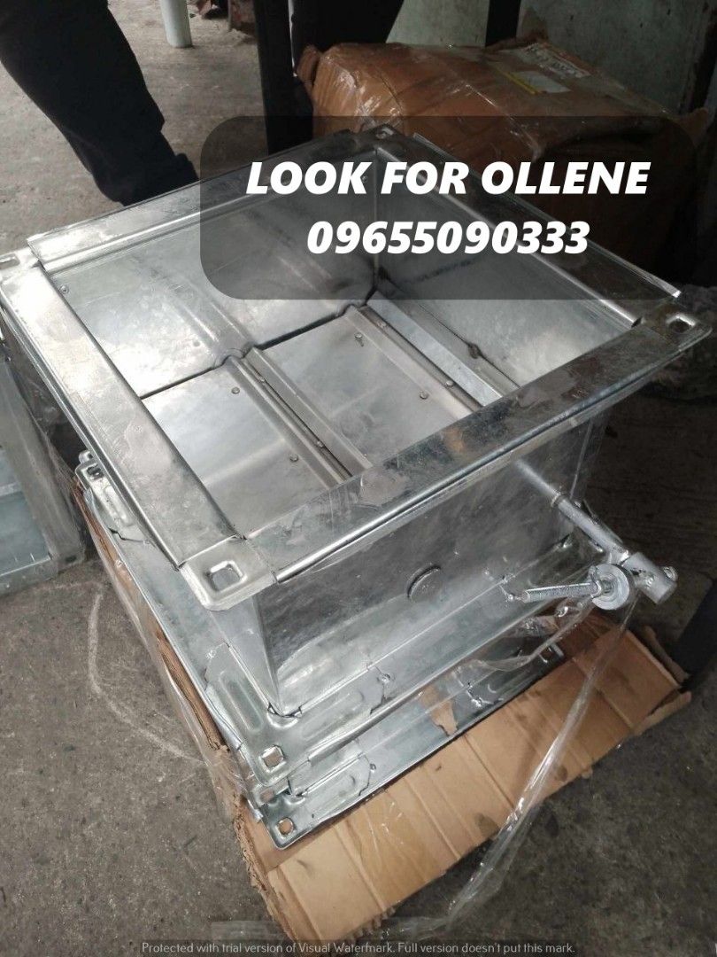Gi Rectangular Backdraft Damper Specs: 250mm x 250mm (Category: Construction Tools & Equipment) located in Manila. Submitted by takezoollene86001 (Listing ID 1315761275, Image 1). Description: COMPANY :TAKEZO INDUSTRIAL SUPPLY LOCATION: MANILA BRANCH: Mayhaligue Corner Narcisa St. Abad Santos Tondo Manila CAVITE BRANCH: Takezo Industrial Supply Centenial Road Kawit Cavite Landmark : PHOENIX (likod kami ng phoenix) SALES INCHARGE: Look for Roselyn