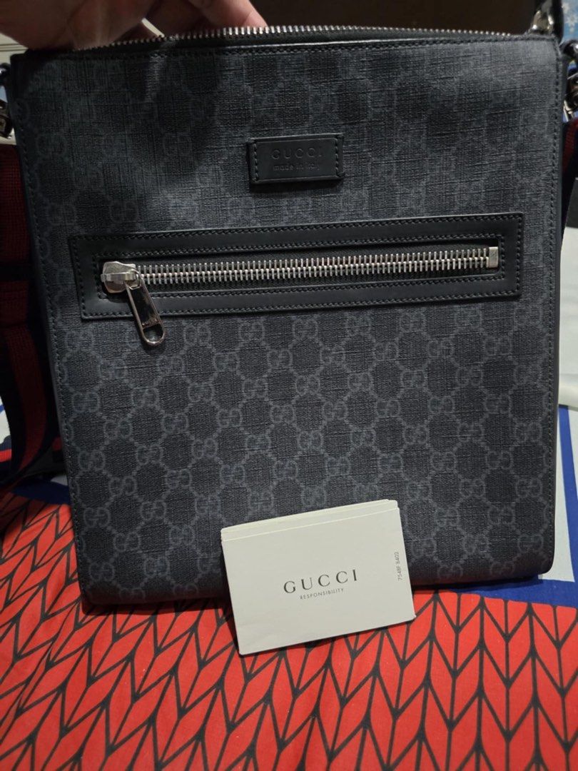 Gucci men's sling backpacks clearance