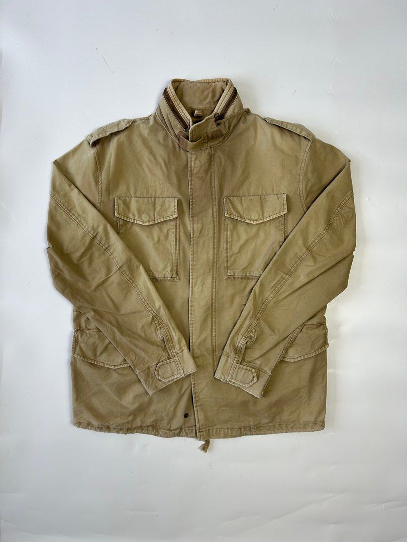 H M MILITARY STYLE LIGTH JACKET Men s Fashion Coats Jackets and Outerwear on Carousell