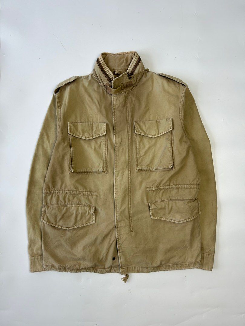 H M MILITARY STYLE LIGTH JACKET Men s Fashion Coats Jackets and Outerwear on Carousell