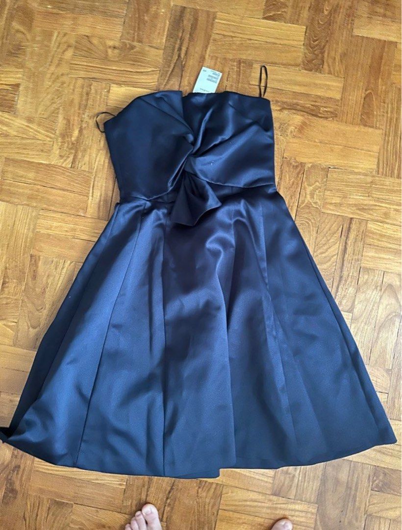 h&m blue silk dress Stella McCartney for H&M Women's Silk Wrap Dress | EU40 UK12 main image 0