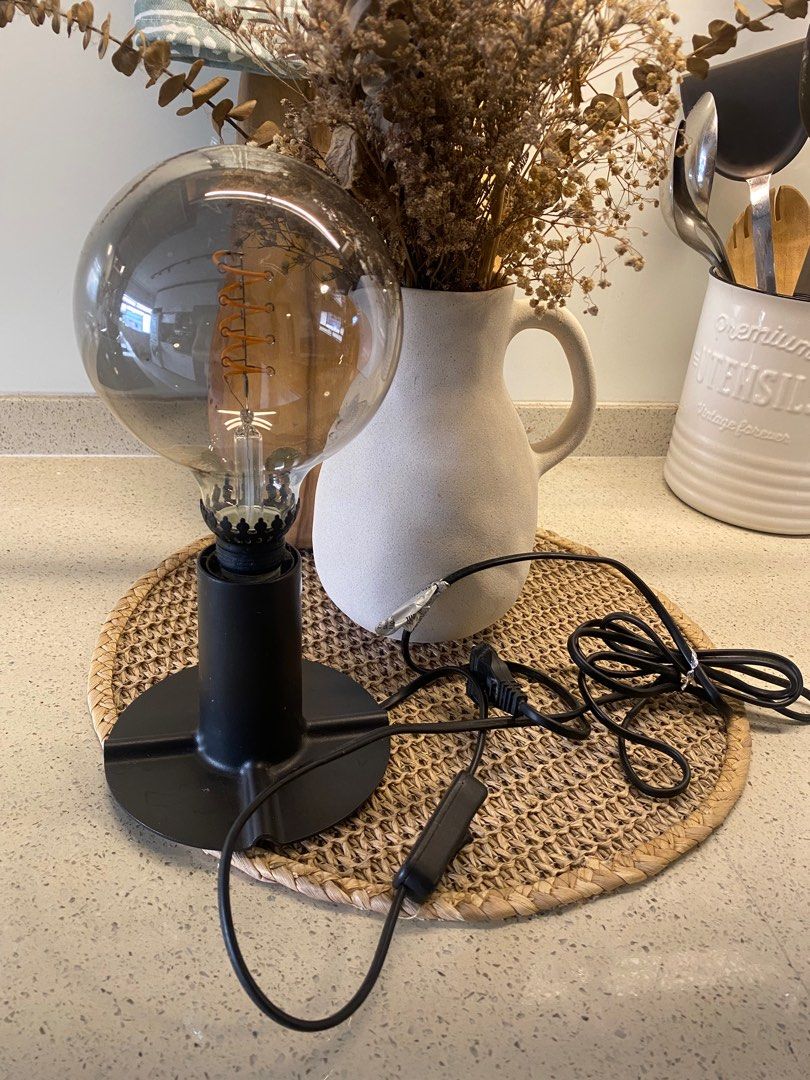 IKEA Table Side Lamp SKALLRAN Industrial