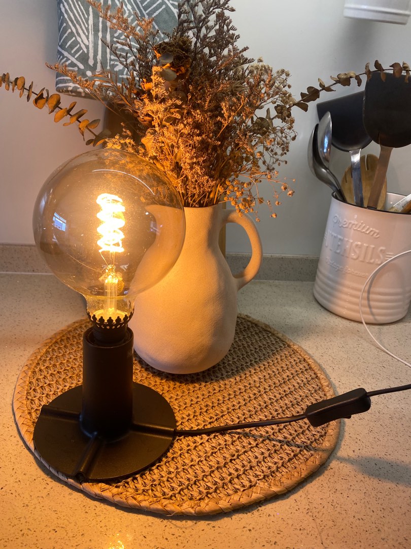 IKEA Table Side Lamp SKALLRAN Industrial