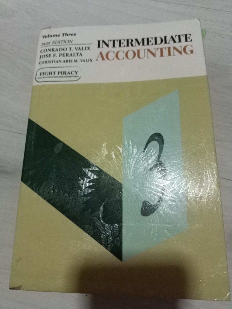 Intermediate Accounting 3 (Category: Textbooks) located in Manila. Submitted by inaydearest (Listing ID 1315735052, Image 1). Description: Intermediate Accounting Volume 3 2021 Revised Edition Authors: Conrado T. Valix, Jose F. Peralta and Christian Aris M. Valix Published By: GIC Enterprises & Co., Inc..