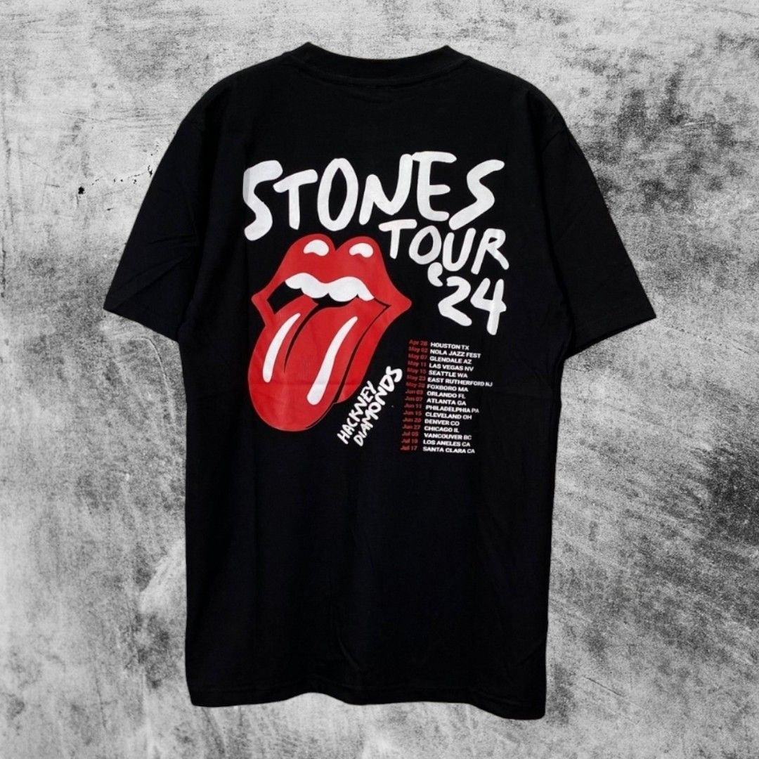 Band Tees Hm Graphic Tees Kaos T-Shirt Band The Rolling Stones