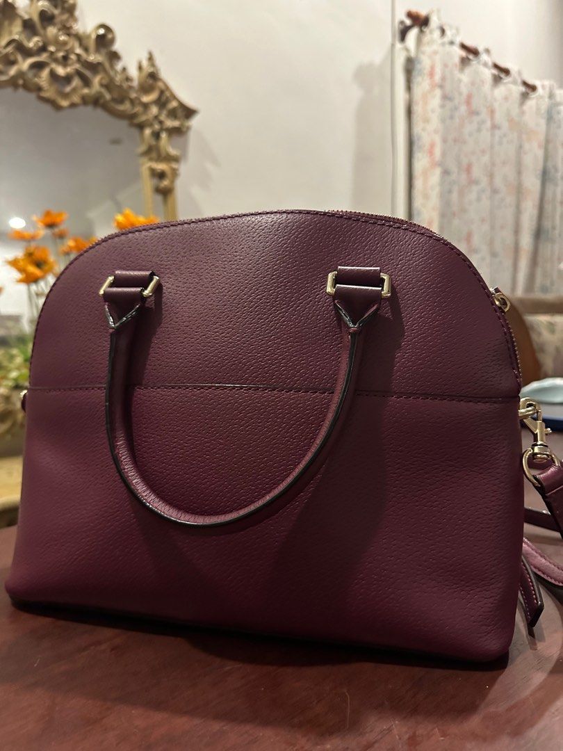 Kate spade grove street carli leather crossbody bag purse satchel shoulder bag clearance