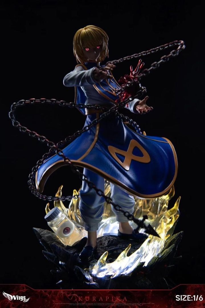 Kurapika Curapict Hunter x hunter resin statue HxH 1/6 scale with LED ...