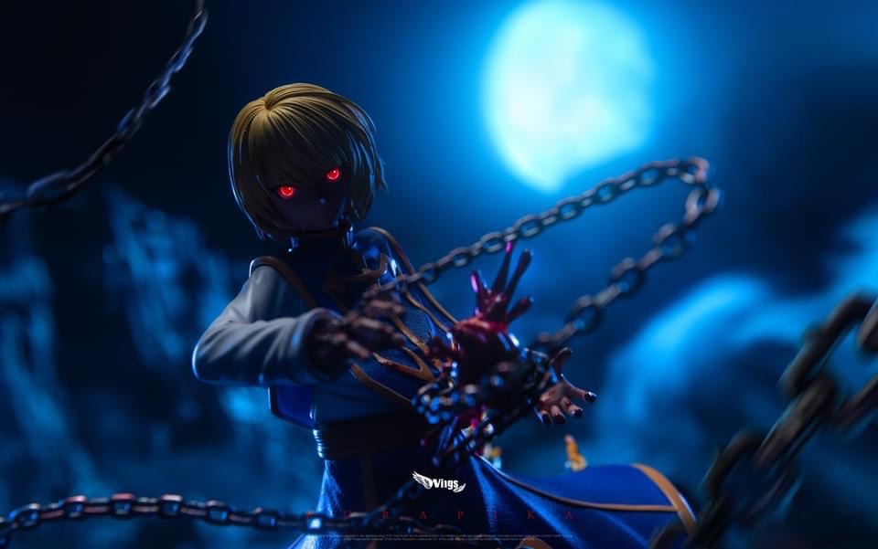 Kurapika Curapict Hunter x hunter resin statue HxH 1/6 scale with LED ...