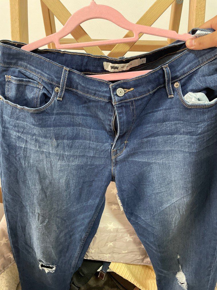Levi's 524 skinny size 7 store
