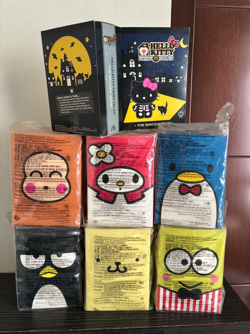 McDonalds Hello Kitty Plushies (Category: Plushies & Soft Toys) located in Quezon City. Submitted by mau_gwapito (Listing ID 1315887925, Image 2). Description: McDonalds Hello Kitty Plushies Sealed. 40th Anniversary. Singapore Release. 3.8k set Payment: BPI/Gcash Location: Sangandaan, QC area Cheers!.