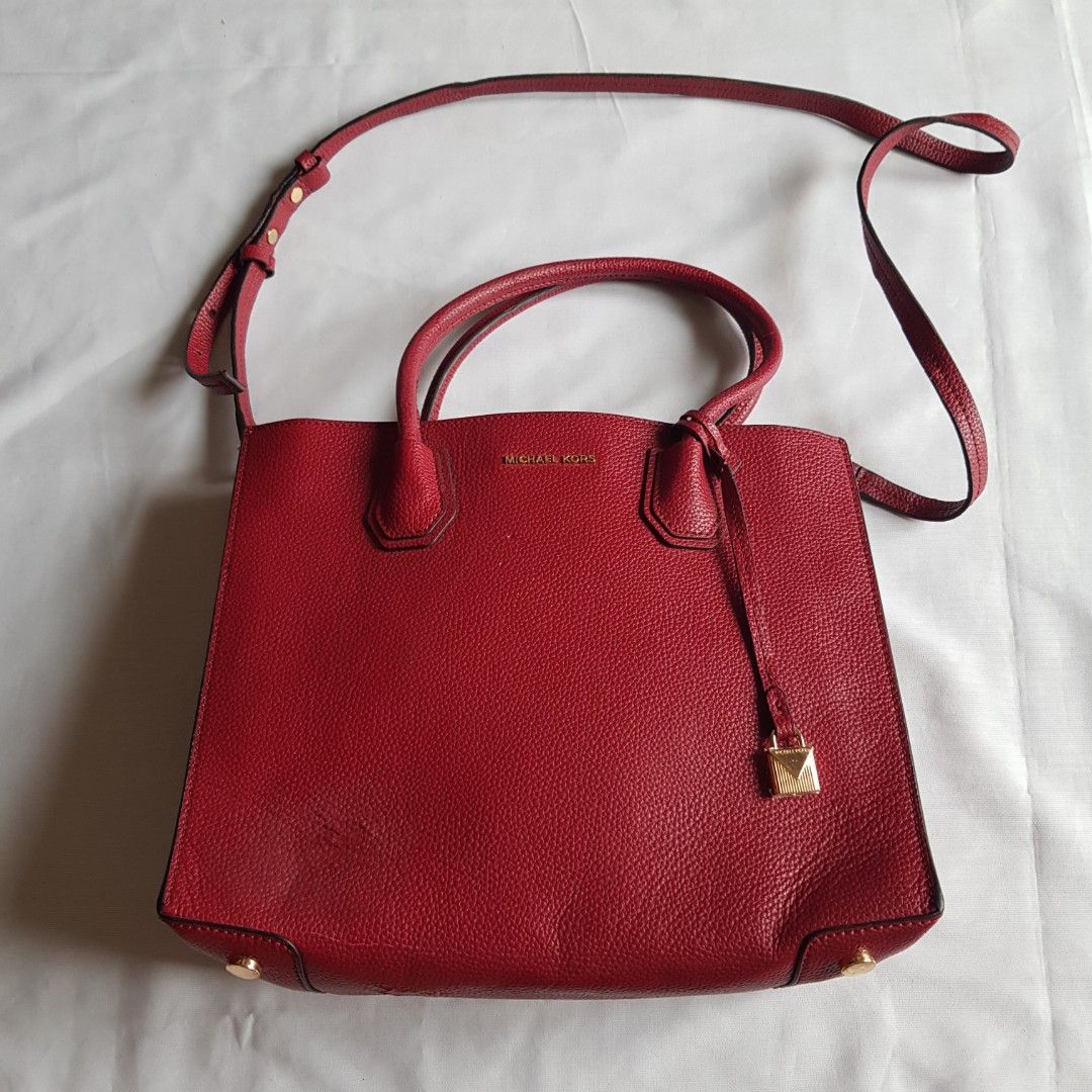 Michael kors mercer maroon sale