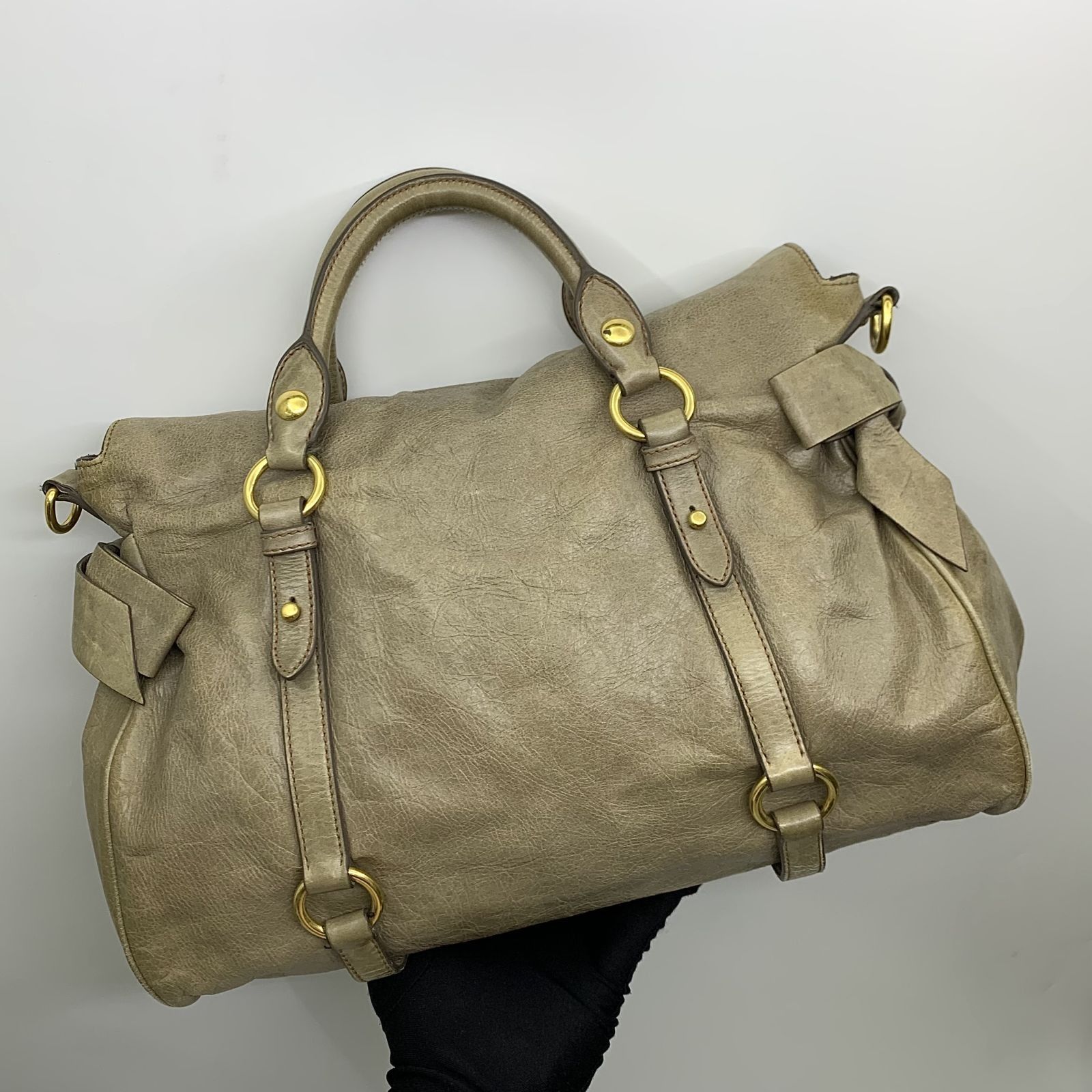 MIU MIU 2WAY SHOULDER BAG 247034791 WE, Luxury, Bags & Wallets on 