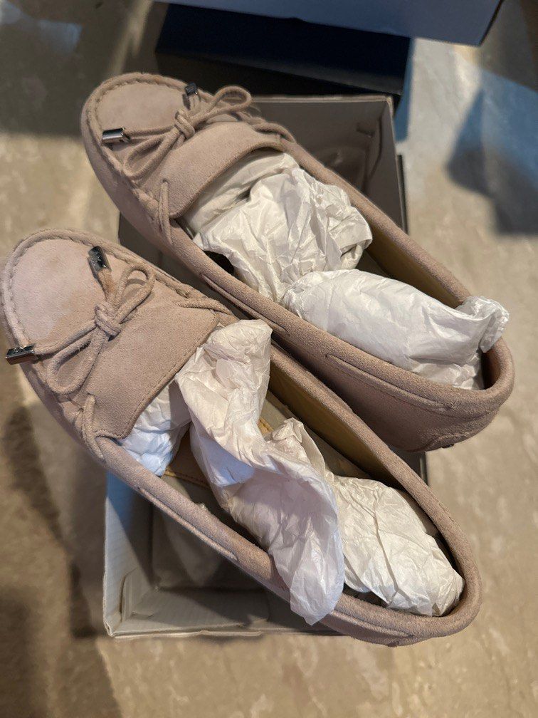 MK Michael Kors Suede Loafers Size 6 36 with Box Women s Fashion Footwear Flats on Carousell