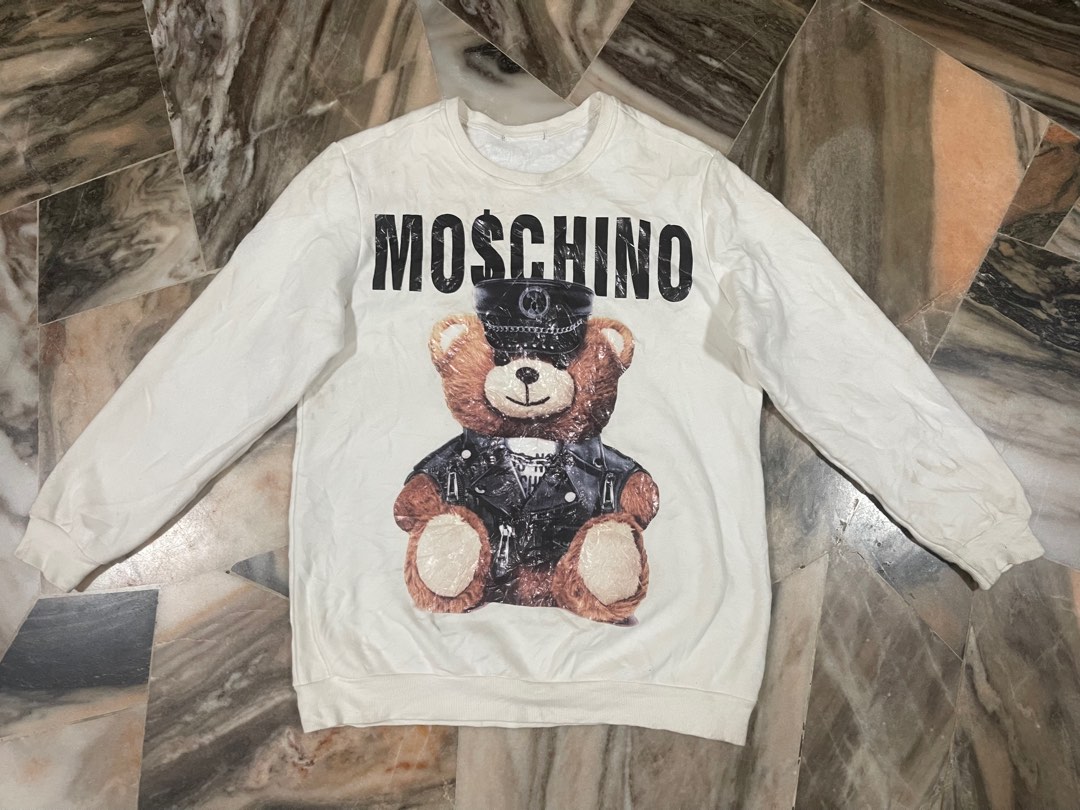 Moschino Bear Sweatshirt Women s Fashion Tops Other Tops on Carousell