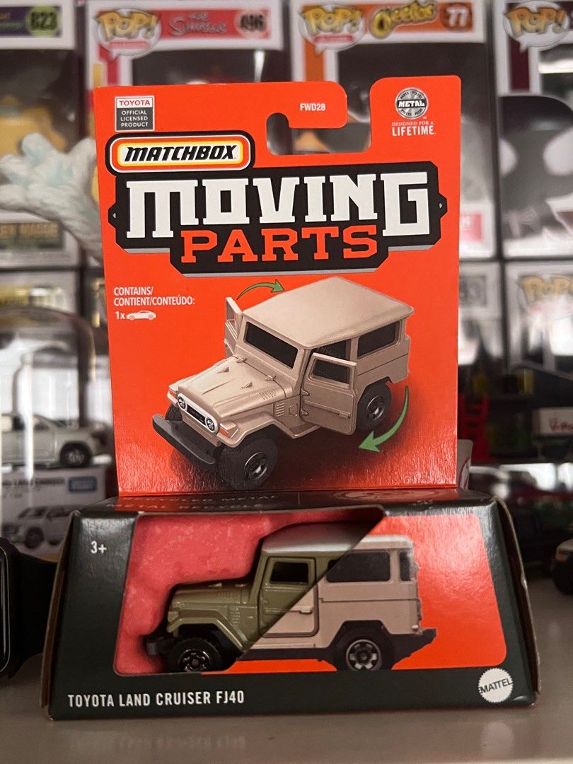 Moving Parts Land Cruiser (Category: Vehicle & Diecast Models) located in Quezon City. Submitted by gabe_mndz (Listing ID 1315723315, Image 1). Description: Matchbox Moving Parts Land Cruiser Brand New 600 Nego Quezon City.
