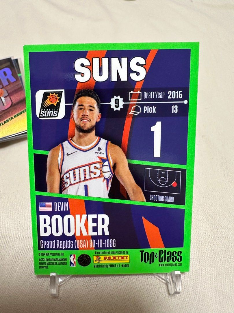 2023 Panini Top Class Devin Booker Base #113 (Category: Raw Singles) located in Manila. Submitted by jpcollectiblesph (Listing ID 1315855908, Image 2). Description: .