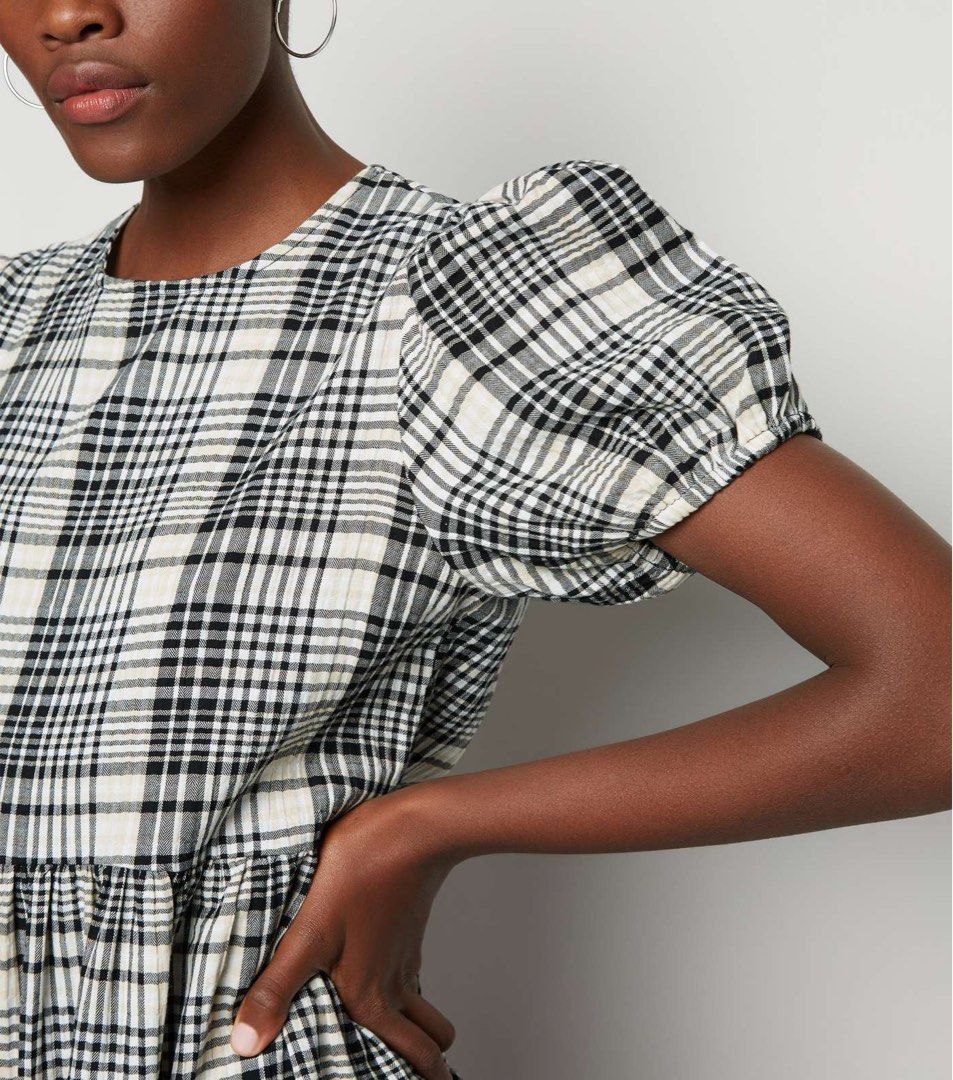 New look black and white dress clearance