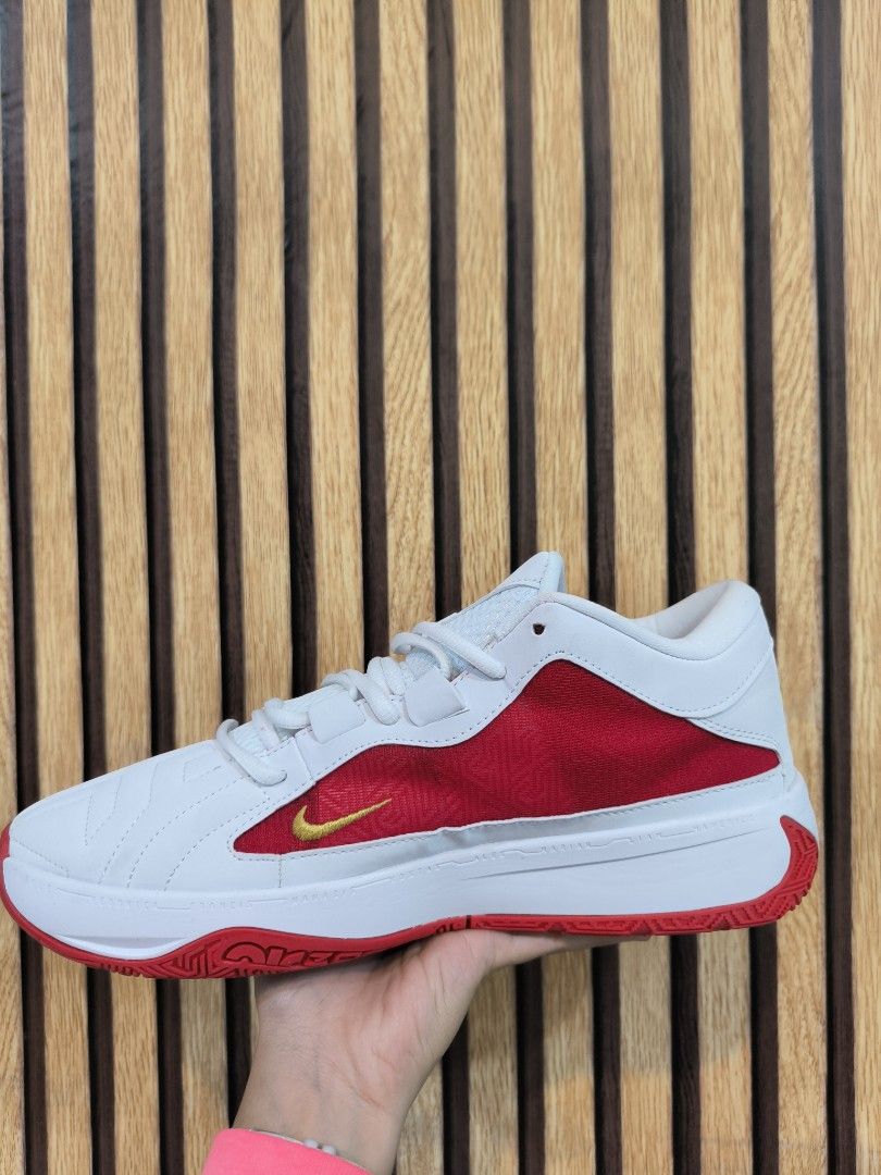 Nike Air Zoom Gold Red White Men s Fashion Footwear Sneakers on Carousell