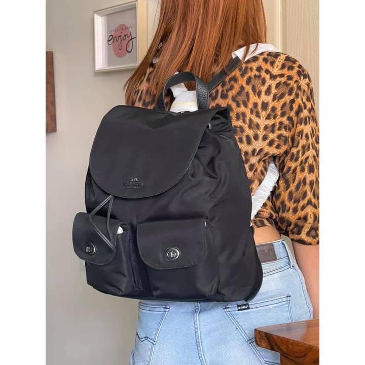 Coach nylon backpack cheap