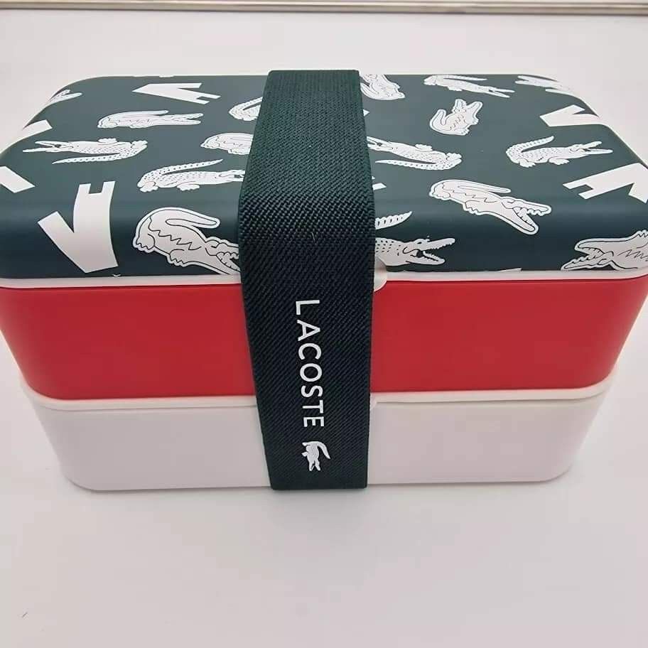 ORIGINAL LACOSTE LUNCH BOX Furniture Home Living Home Improvement Organization Storage Boxes Baskets on Carousell