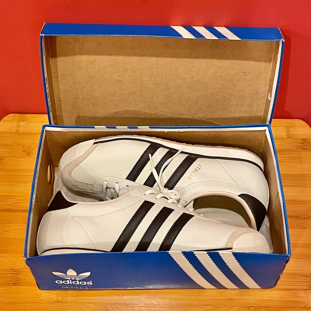 ORIGINAL vintage Adidas Italia 74 RARE Deadstock UK8.5 US9 sneakers shoes Men s Fashion Footwear Casual shoes on Carousell
