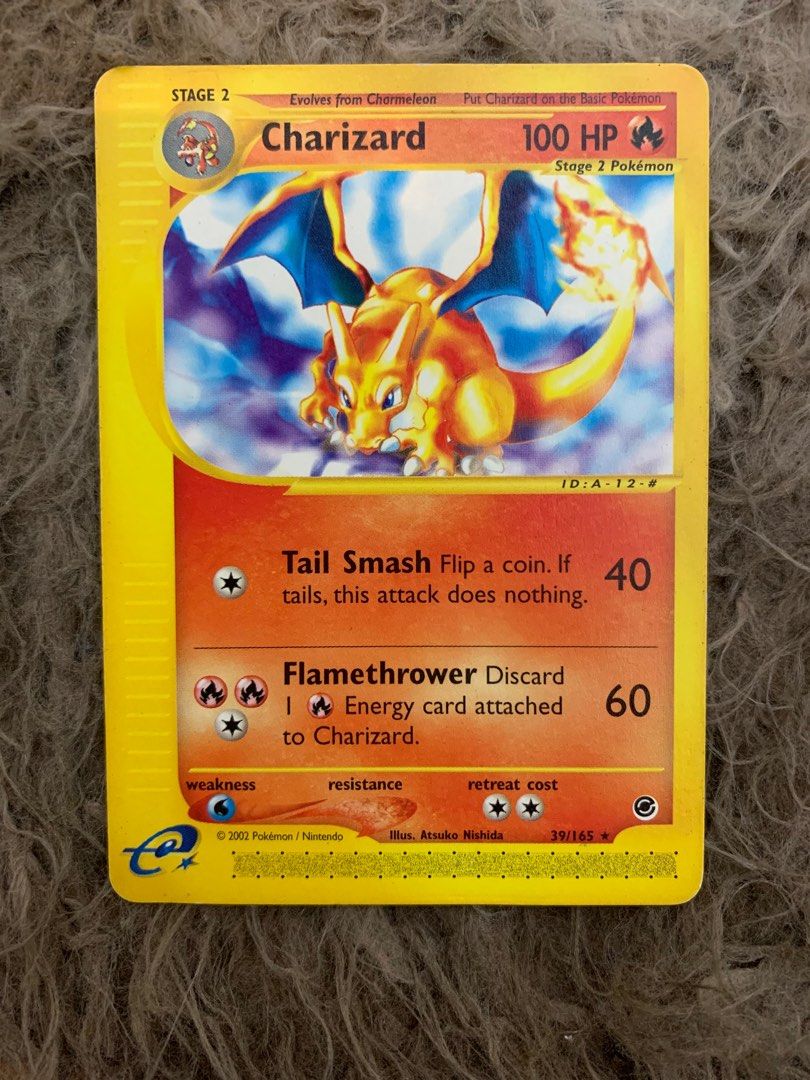 Pokmon TCG 2002 Charizard 39/165 Non-Holo Rare Vintage, Hobbies & Toys,  Collectibles & Memorabilia, Vintage Collectibles on Carousell
