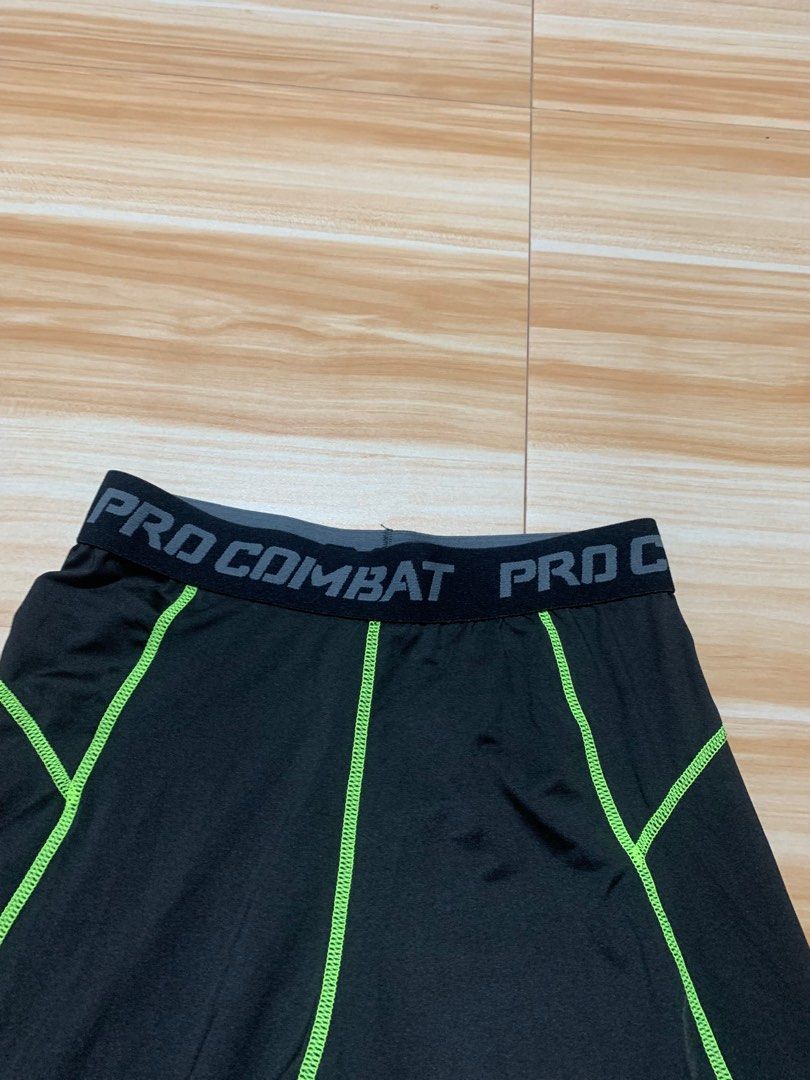 PRO COMBAT COMPRESSION PANTS (Category: Activewear) located in Calasiao. Submitted by beardmodefinds0707 (Listing ID 1315813560, Image 2). Description: PRO COMBAT COMPRESSION PANTS MEDIUM ON TAG WAIST 24-28 LENGTH 31.5 EXCELLENT CONDITION NO ISSUE NEED WASH 9/10 COLOR RATE.