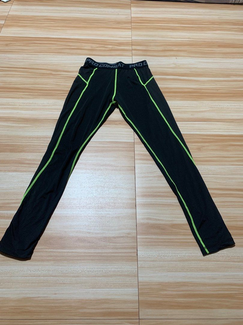 PRO COMBAT COMPRESSION PANTS (Category: Activewear) located in Calasiao. Submitted by beardmodefinds0707 (Listing ID 1315813560, Image 1). Description: PRO COMBAT COMPRESSION PANTS MEDIUM ON TAG WAIST 24-28 LENGTH 31.5 EXCELLENT CONDITION NO ISSUE NEED WASH 9/10 COLOR RATE.
