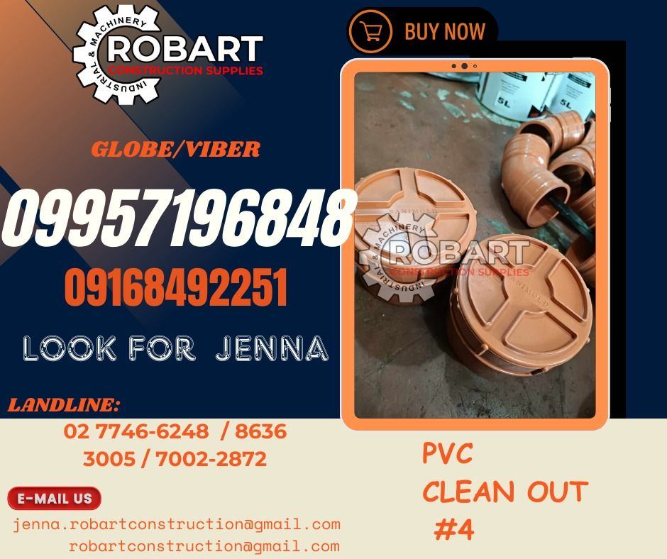 Pvc Clean out #4, Commercial & Industrial, Construction Tools ...