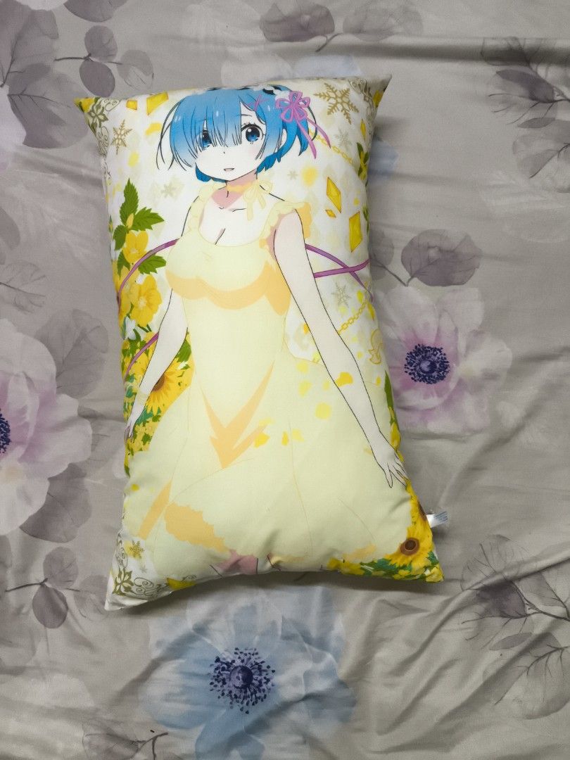 Rem re zero pillow Hobbies Toys Collectibles Memorabilia Fan Merchandise on Carousell