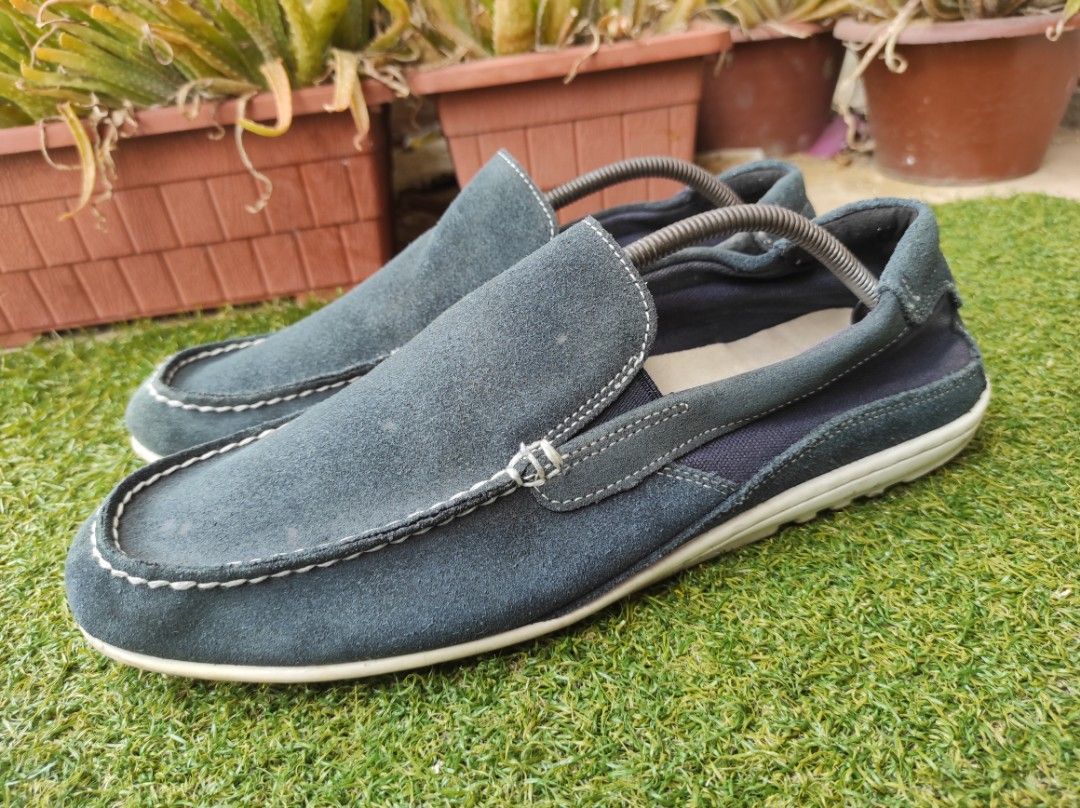 Rockport Slip On Suede Leather Loafers 11.5uk Men s Fashion Footwear Casual shoes on Carousell