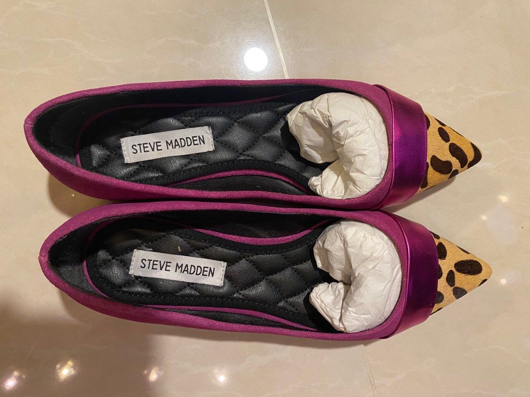 Steve madden pink flats online