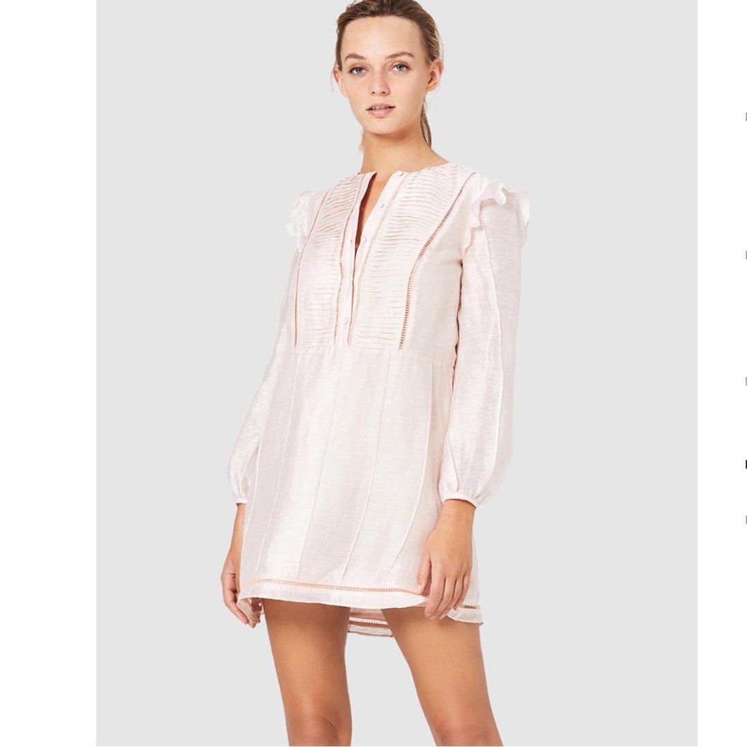 Stevie May Sunday Morning LS Mini Casual Dress in Peach Women s Fashion Dresses Sets Dresses on Carousell