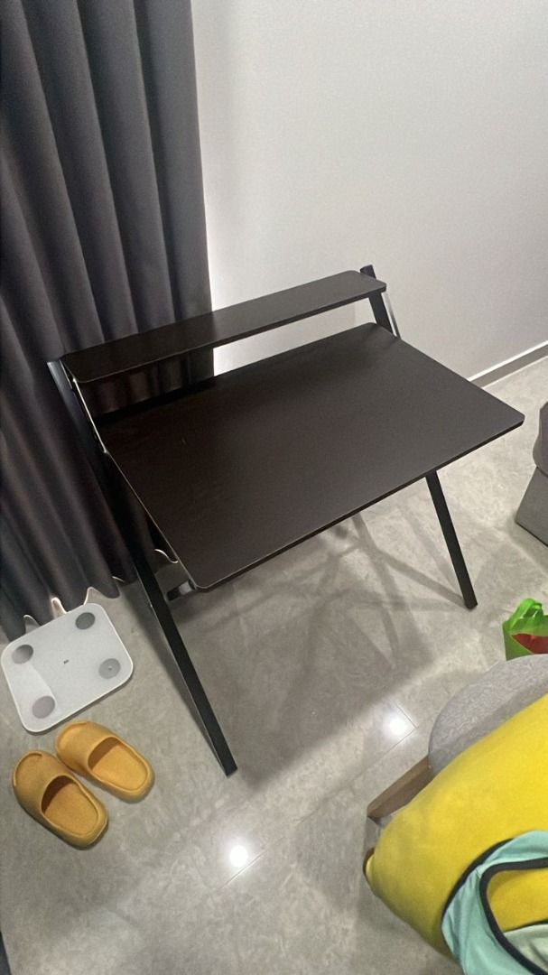 Study table (Category: Tables & Sets) located in Singapore. Submitted by blueblack787 (Listing ID 1315760389, Image 3). Description: Like new, self collect. Dimension (estimate): Height 80cm; Width 80cm; Length 60cm.