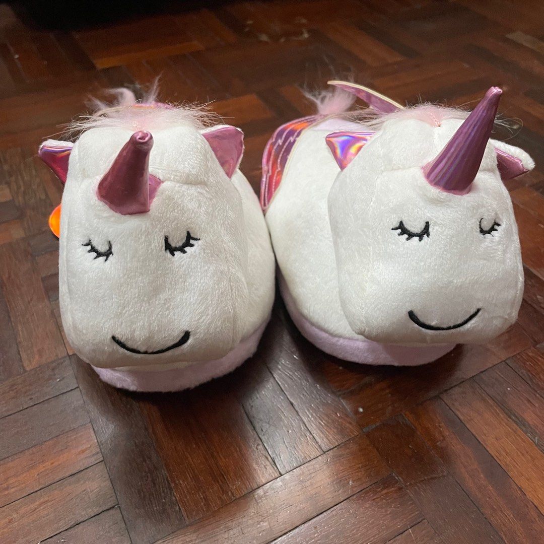Unicorn house slippers on sale