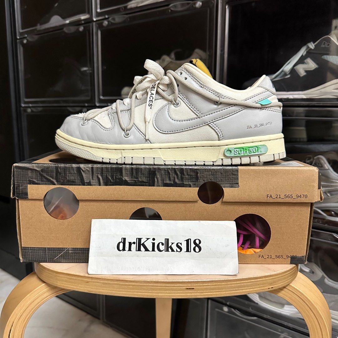 Used Off white Dunk Low Lot 30 Men s Fashion Footwear Casual shoes on Carousell